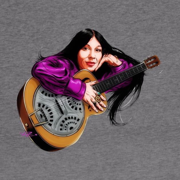 Buffy Sainte Marie - An illustration by Paul Cemmick by PLAYDIGITAL2020